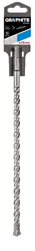 Wiertło do betonu SDS Plus, 16 x 400 mm, S4, quatro Wiertło do betonu SDS Plus, 16 x 400 mm, S4, quatro