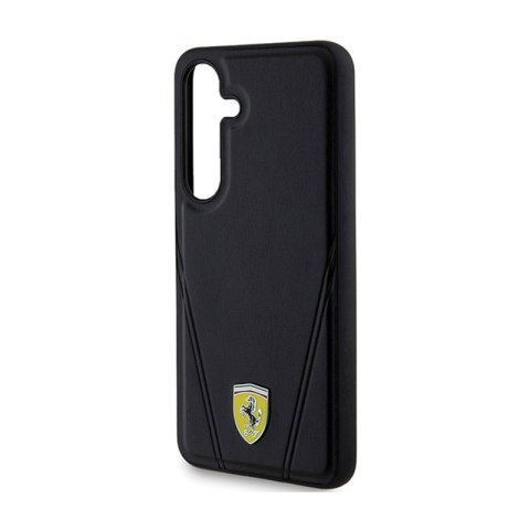 Ferrari Hot Stamp V Lines MagSafe - Etui Samsung Galaxy S24+ (czarny) Ferrari Hot Stamp V Lines MagSafe - Etui Samsung Galaxy S24+ (czarny)