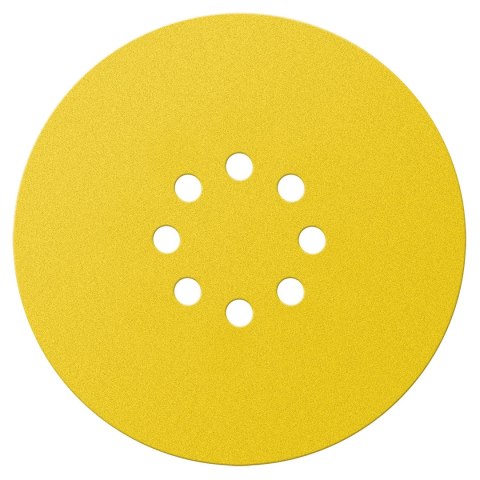 Krążki ścierne 225 mm, K120, 5 szt., z otworami Krążki ścierne 225 mm, K120, 5 szt., z otworami