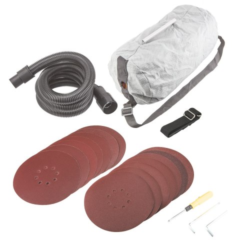 Szlifierka do gipsu 1050W, tarcza 225 mm, z systemem odpylania Szlifierka do gipsu 1050W, tarcza 225 mm, z systemem odpylania