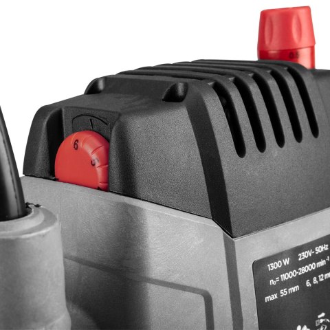 Frezarka górnowrzecionowa 1300W, uchwyt 6-12 mm Frezarka górnowrzecionowa 1300W, uchwyt 6-12 mm