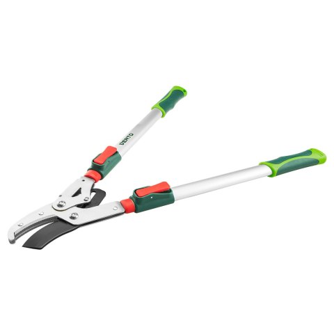 Sekator do gałęzi kowadełkowy teleskopowy 670 mm, średnica cięcia 45 mm, uchwyty aluminiowe Sekator do gałęzi kowadełkowy teleskopowy 670 mm, średnica cięcia 45 mm, uchwyty aluminiowe