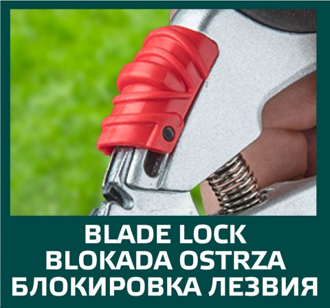 Sekator ogrodowy kowadełowy 195 mm, aluminiowy, średnica cięcia 18 mm Sekator ogrodowy kowadełowy 195 mm, aluminiowy, średnica cięcia 18 mm