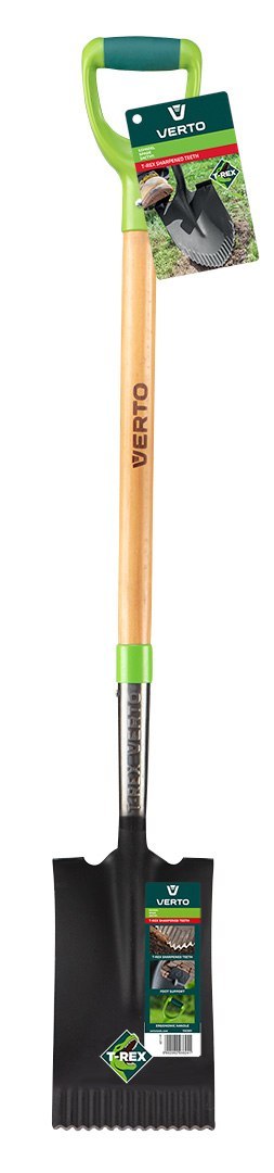 Szpadel prosty, drewniany trzonek, T-Rex Szpadel prosty, drewniany trzonek, T-Rex