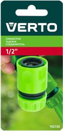 Złączka przelotowa 1/2", jednomateriałowa