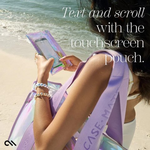 Case-Mate Soap Bubble Beach Tote with Phone Pouch - Wodoodporna torba plażowa na ramię z etui na telefon (Iridescent) Case-Mate Soap Bubble Beach Tote with Phone Pouch - Wodoodporna torba plażowa na ramię z etui na telefon (Iridescent)