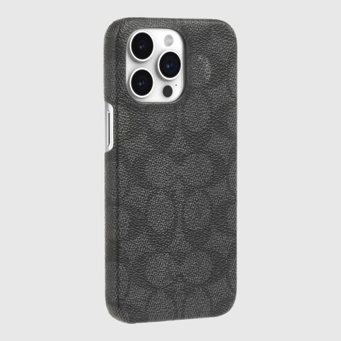 Coach Slim Wrap Signature C Case - Etui iPhone 15 Pro Max (Charcoal) Coach Slim Wrap Signature C Case - Etui iPhone 15 Pro Max (Charcoal)