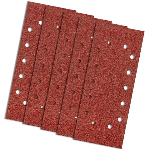 Papier ścierny 115 x 280 mm, K40, 5 szt., z otworami Papier ścierny 115 x 280 mm, K40, 5 szt., z otworami