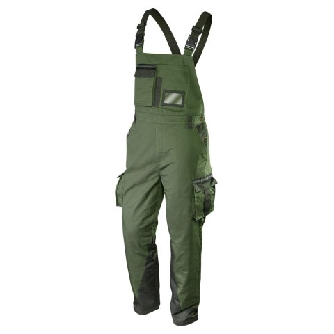 Ogrodniczki robocze CAMO olive, rozmiar XXXL Ogrodniczki robocze CAMO olive, rozmiar XXXL