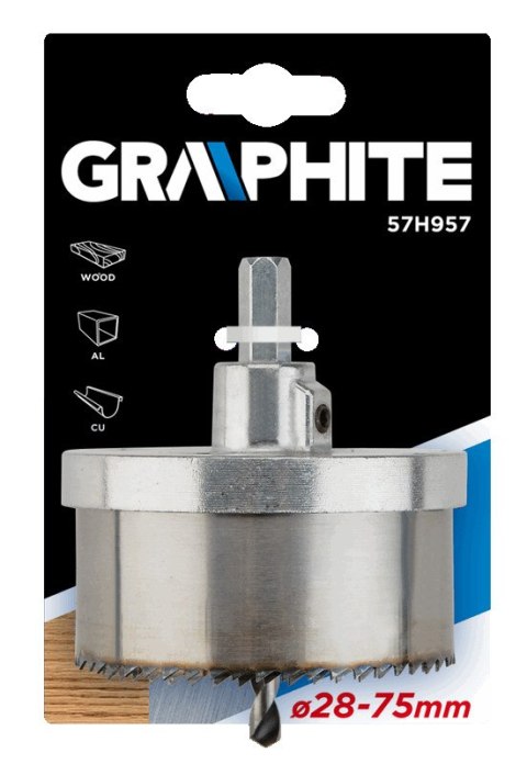 Otwornice 28-75 x 30 mm, zestaw 5 szt. Otwornice 28-75 x 30 mm, zestaw 5 szt.