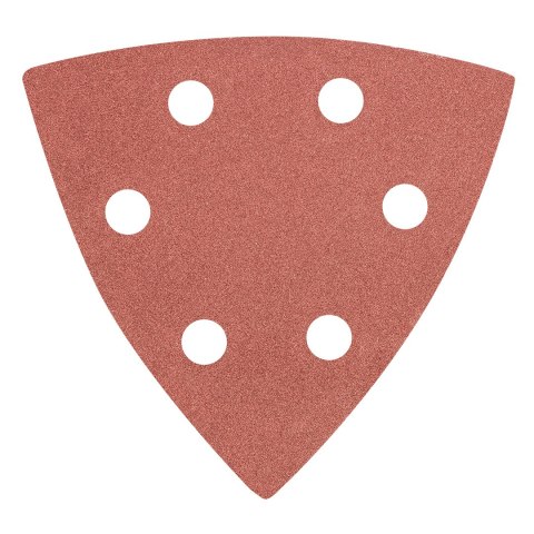 Papier ścierny delta na rzep 93 x 93 mm K 240, 5 szt., z otworami Papier ścierny delta na rzep 93 x 93 mm K 240, 5 szt., z otworami