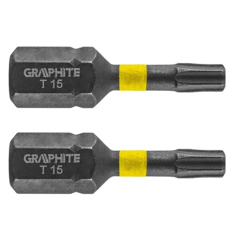 Bity udarowe TX15 x 25 mm, 2 szt. Bity udarowe TX15 x 25 mm, 2 szt.