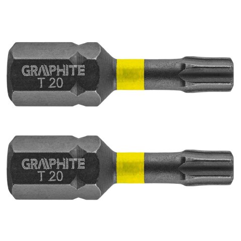 Bity udarowe TX20 x 25 mm, 2 szt. Bity udarowe TX20 x 25 mm, 2 szt.