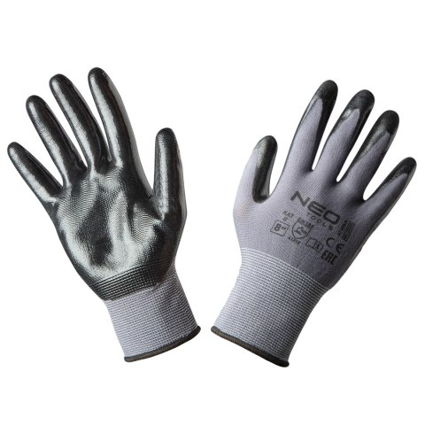 Rękawice robocze, nylon pokryty nitrylem, 4131X, rozmiar 8 Rękawice robocze, nylon pokryty nitrylem, 4131X, rozmiar 8