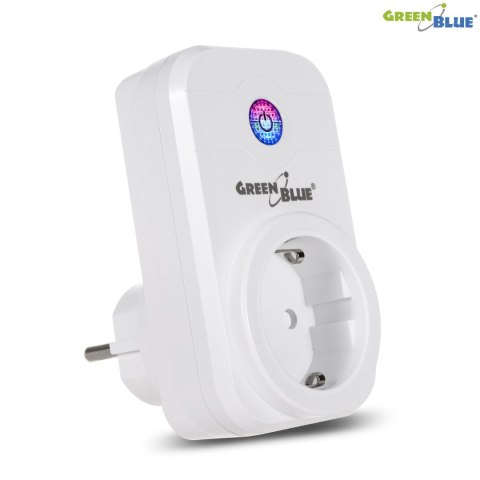 Zdalnie sterowane gniazdko WiFi Android iOS Alexa Google Home timer GreenBlue GB155G max 2000W 8 programów Zdalnie sterowane gniazdko WiFi Android iOS Alexa Google Home timer GreenBlue GB155G max 2000W 8 programów