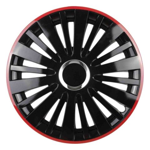 Kołpak falcon 15" czarny z czerwonym rantem Kołpak falcon 15" czarny z czerwonym rantem