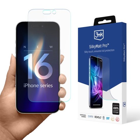 3mk Silky Matt Pro - Matowa folia ochronna do iPhone 16 Pro 3mk Silky Matt Pro - Matowa folia ochronna do iPhone 16 Pro