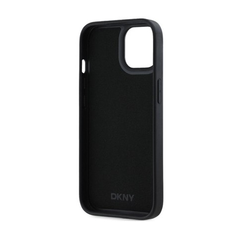 DKNY 3D Rubber Repeat Pattern - Etui iPhone 15 Plus (czarny) DKNY 3D Rubber Repeat Pattern - Etui iPhone 15 Plus (czarny)