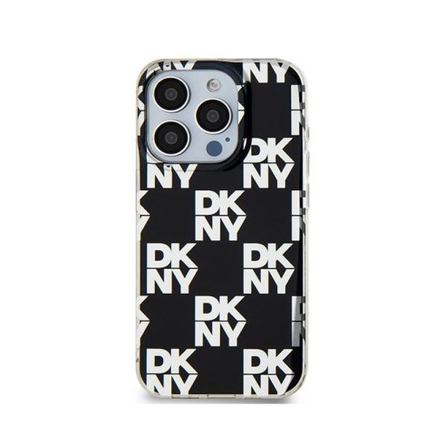 DKNY IML Checkered Mono Pattern - Etui do iPhone 15 Pro Max (czarny) DKNY IML Checkered Mono Pattern - Etui do iPhone 15 Pro Max (czarny)