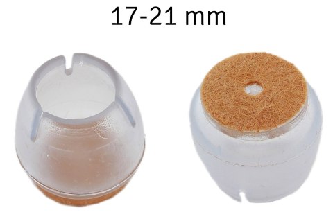 AG562C Nakładki nogi meble 16szt 17-22mm AG562C Nakładki nogi meble 16szt 17-22mm
