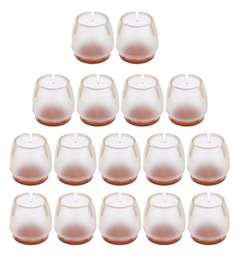 AG562C Nakładki nogi meble 16szt 17-22mm AG562C Nakładki nogi meble 16szt 17-22mm
