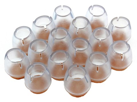 AG562C Nakładki nogi meble 16szt 17-22mm AG562C Nakładki nogi meble 16szt 17-22mm