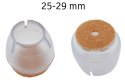 AG562D Nakładki nogi meble 16szt 25-29mm