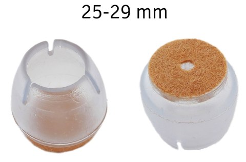 AG562D Nakładki nogi meble 16szt 25-29mm AG562D Nakładki nogi meble 16szt 25-29mm