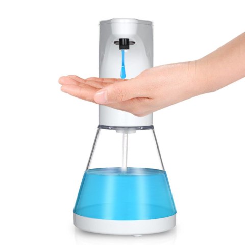 Automatyczny dozownik Promedix, pojemnik dyspenser do płynnych mydeł, płynów dezynfekujących, 480ml, 4xAA PR-530 Automatyczny dozownik Promedix, pojemnik dyspenser do płynnych mydeł, płynów dezynfekujących, 480ml, 4xAA PR-530