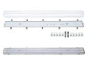Oprawa hermetyczna przemysłowa ip65 led 1x120cm t8 g13 jednostronnie zasilana