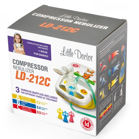 Inhalator tłokowy Little Doctor LD-212C Inhalator tłokowy Little Doctor LD-212C