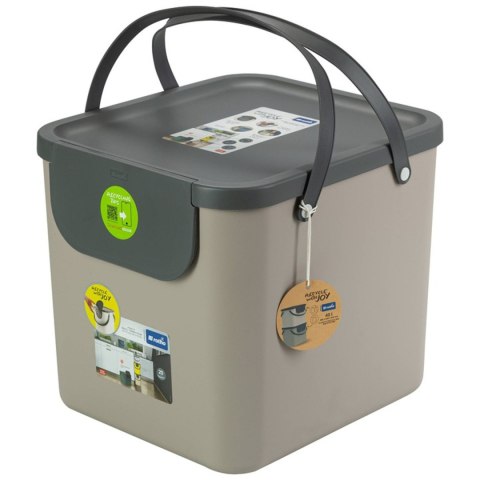 Kosz do segregacji Rotho Albula 40L cappuccino Kosz do segregacji Rotho Albula 40L cappuccino