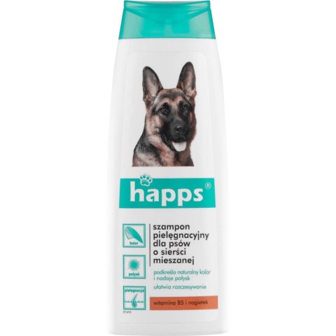Szampon pielęgnacyjny dla psów o sierści mieszanej Happs 200ml Szampon pielęgnacyjny dla psów o sierści mieszanej Happs 200ml