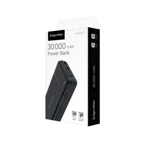 POWER BANK Kruger&Matz 30000 mAh Li-pol POWER BANK Kruger&Matz 30000 mAh Li-pol