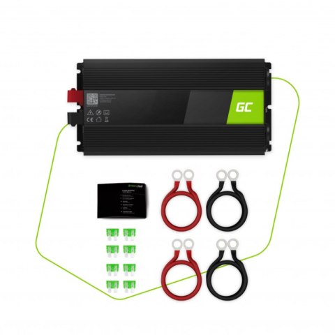 Green Cell - Przetwornica napięcia Inwerter Green Cell® 12V na 230V 2000W/4000W Czysta sinusoida Green Cell - Przetwornica napięcia Inwerter Green Cell® 12V na 230V 2000W/4000W Czysta sinusoida