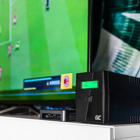 Green Cell - Zasilacz awaryjny UPS 800VA 480W Power Proof Green Cell - Zasilacz awaryjny UPS 800VA 480W Power Proof