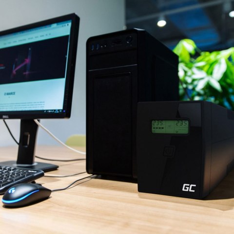 Green Cell - Zasilacz awaryjny UPS 800VA 480W Power Proof Green Cell - Zasilacz awaryjny UPS 800VA 480W Power Proof