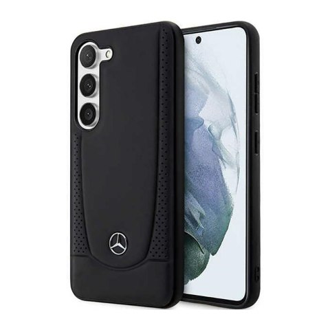Mercedes Leather Urban Line - Etui Samsung Galaxy S23+ (czarny) Mercedes Leather Urban Line - Etui Samsung Galaxy S23+ (czarny)