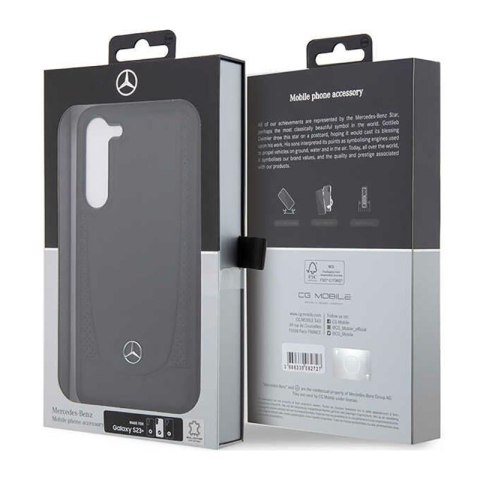 Mercedes Leather Urban Line - Etui Samsung Galaxy S23+ (czarny) Mercedes Leather Urban Line - Etui Samsung Galaxy S23+ (czarny)
