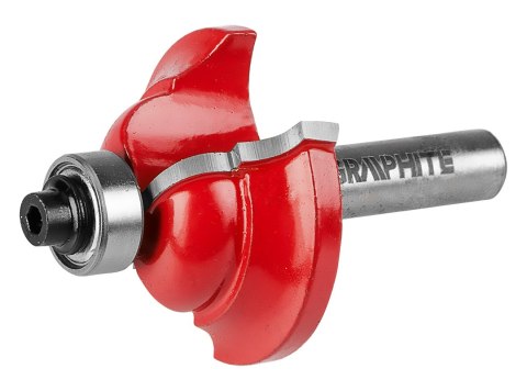 Frez kształtowy z łożyskiem, ozdobny, HM, 39.3 x 15.9 mm, trzpień 8 mm Frez kształtowy z łożyskiem, ozdobny, HM, 39.3 x 15.9 mm, trzpień 8 mm