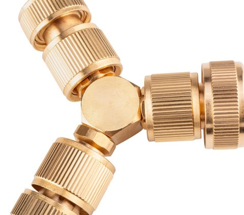 Złączka przelotowa 1/2", mosiężna Złączka przelotowa 1/2", mosiężna