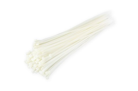 Taśmy kablowe opaski zaciskowe białe 4,8x300mm - 100 szt. Taśmy kablowe opaski zaciskowe białe 4,8x300mm - 100 szt.