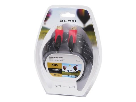 92-057# Przyłącze hdmi-hdmi red 4k 5.0m proste