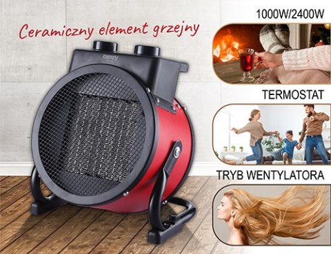 CR 7743 Nagrzewnica ceramiczna 2400w CR 7743 Nagrzewnica ceramiczna 2400w