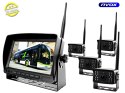 Monitor rejestrator samochodowy lcd 7cali ahd z obsługą 4 bezprzewodowych kamer 12v 24v