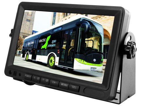 Monitor rejestrator samochodowy lcd 7cali ahd z obsługą 4 bezprzewodowych kamer 12v 24v Monitor rejestrator samochodowy lcd 7cali ahd z obsługą 4 bezprzewodowych kamer 12v 24v
