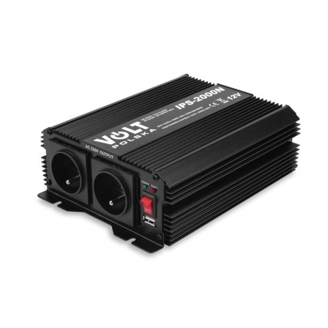 Przetwornica napięcia volt ips 2000 n 12/230v (1000/2000w) + usb Przetwornica napięcia volt ips 2000 n 12/230v (1000/2000w) + usb