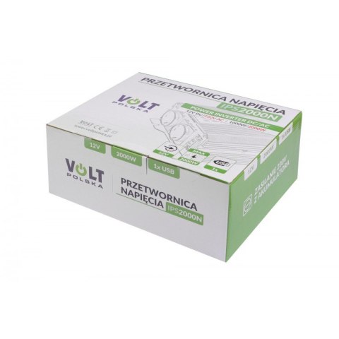 Przetwornica napięcia volt ips 2000 n 12/230v (1000/2000w) + usb Przetwornica napięcia volt ips 2000 n 12/230v (1000/2000w) + usb