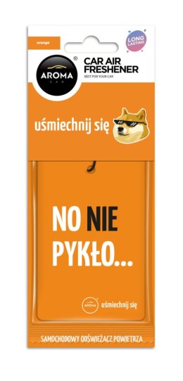 Odświeżacz powietrza aroma car lets smile orange