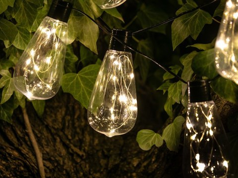 Girlanda ogrodowa solarna TRACER 100 LED 10 żarówek Girlanda ogrodowa solarna TRACER 100 LED 10 żarówek